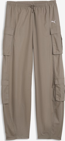Pantalon cargo PUMA en beige : devant