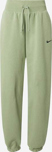 Nike Sportswear Calças 'PHOENIX FLEECE' em verde / preto, Vista do produto