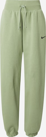 Pantalon 'PHOENIX FLEECE' Nike Sportswear en vert : devant