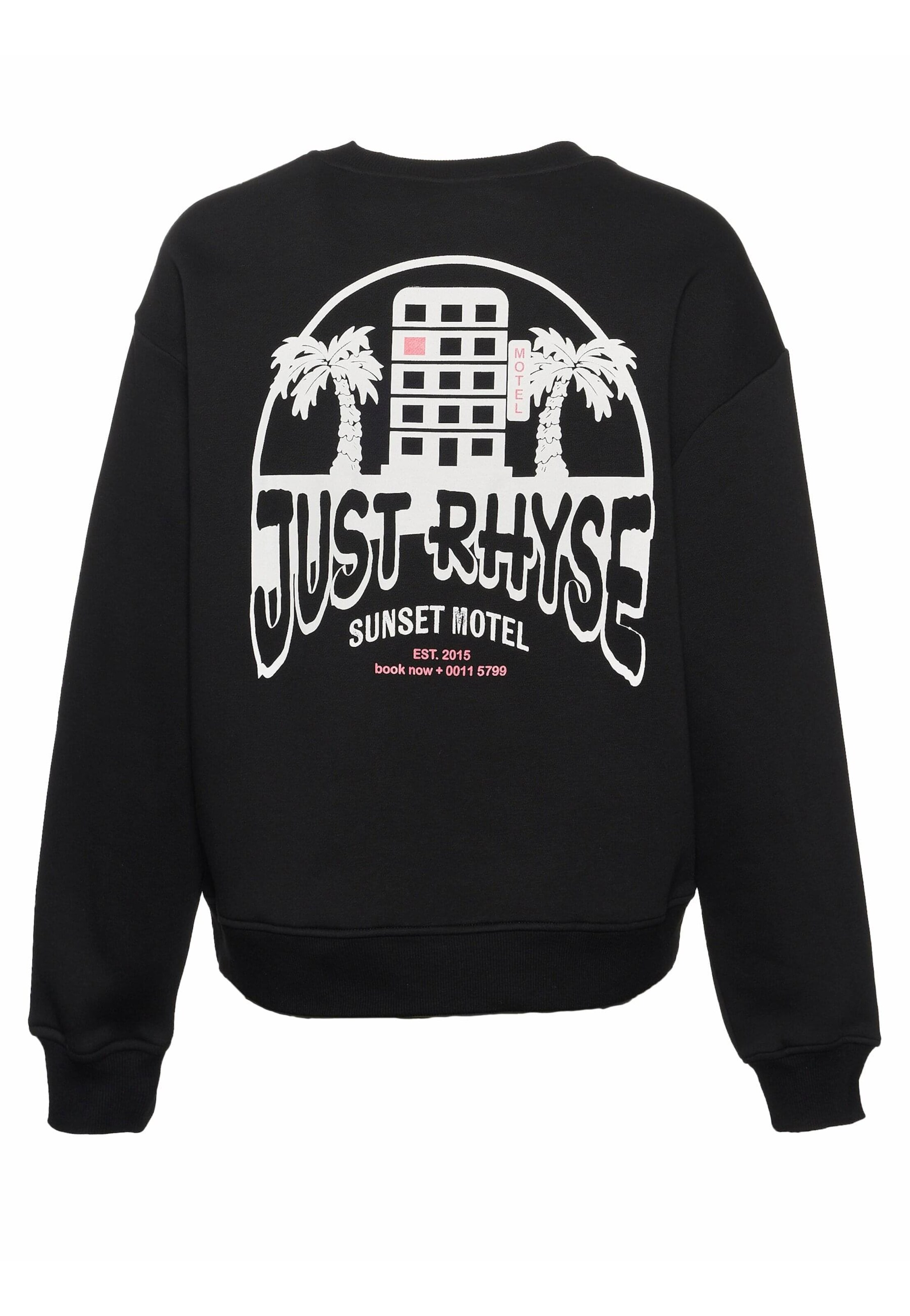 Just Rhyse Sweatshirt 'Motel' in Black