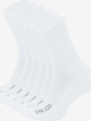 Stark Soul - Meias de desporto em branco: frente