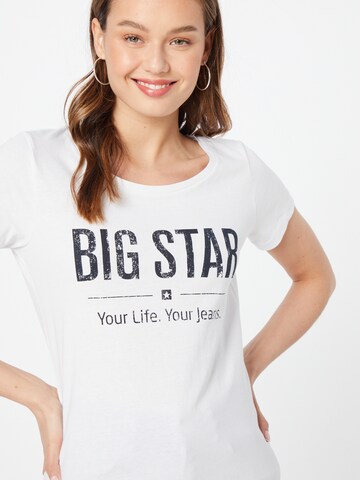 Tricou 'BRUNONA' de la BIG STAR pe alb