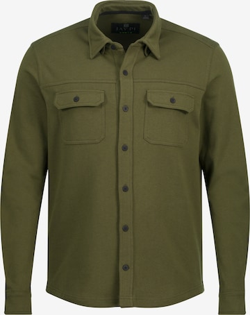 JAY-PI Regular fit Athletic Button Up Shirt in Green: front