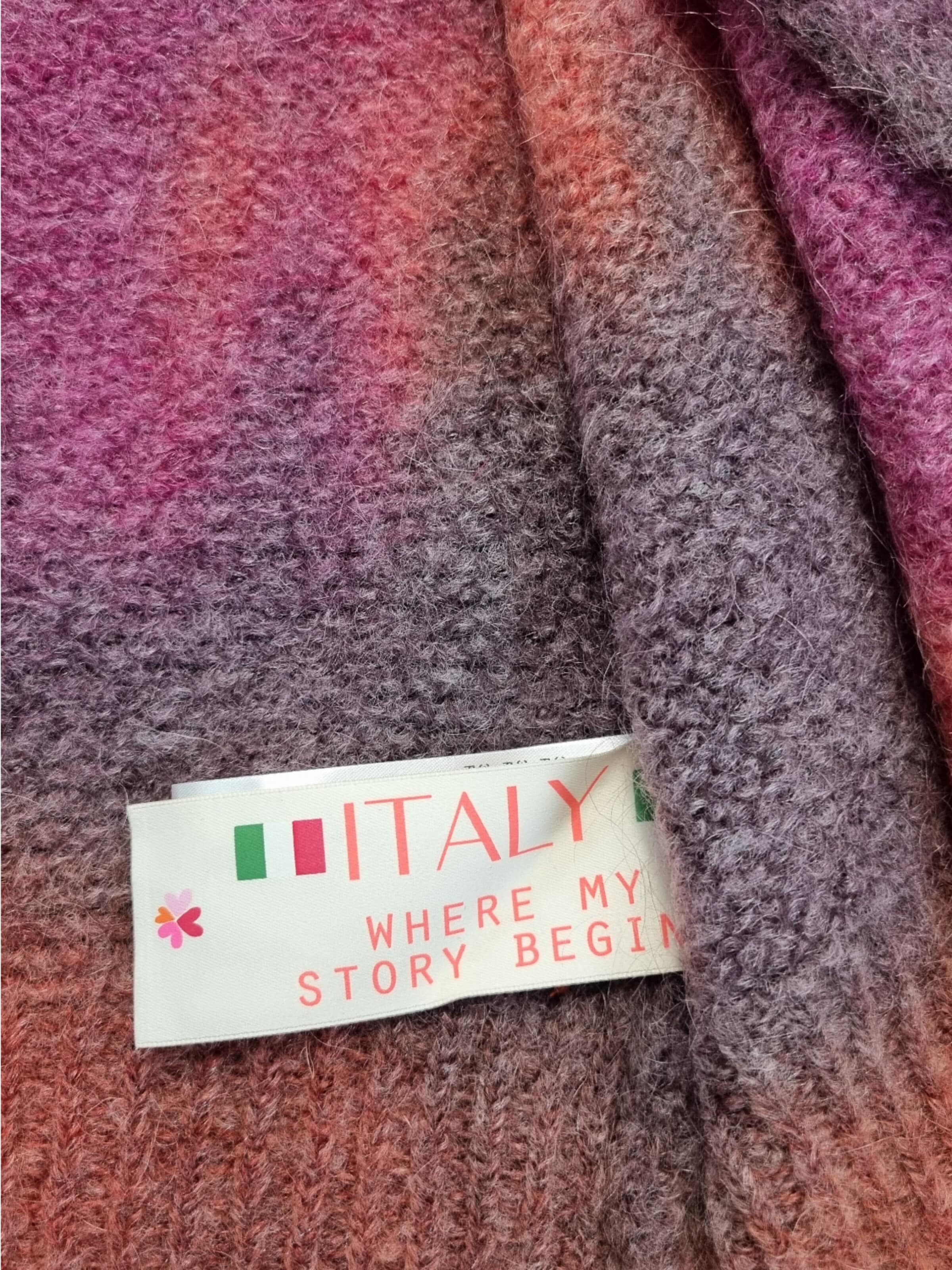 LIKS. Munich Pullover 'Strickpullover mit Farbverlauf gesprüht - AntoniaC'‌‌ in Mischfarben