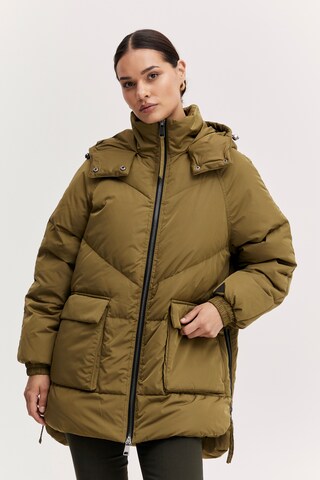 b.young Winter Jacket 'CRISTEL' in Green: front