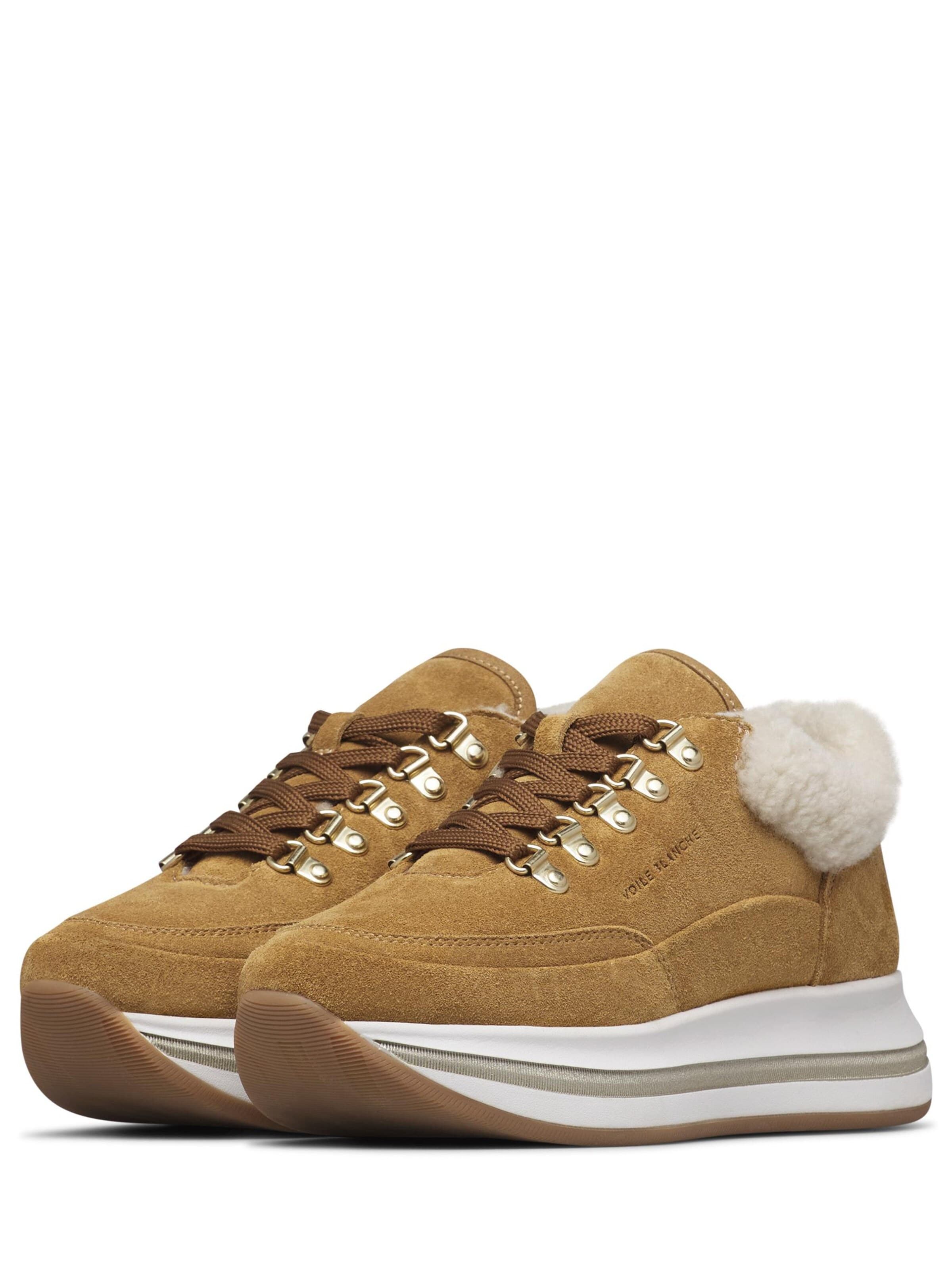 Chaussure à lacets 'MERRY 100.' Voile blanche en beige