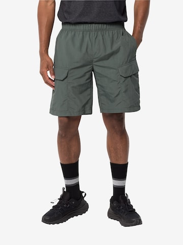 JACK WOLFSKIN Regular Outdoorshorts in Grün: predná strana