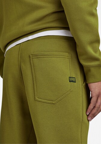 G-STAR Tapered Hose 'Type C' in Grün