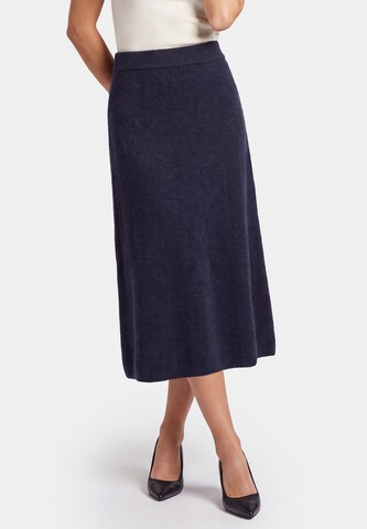Jupe usha BLACK LABEL en bleu : devant