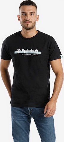 SPITZBUB Shirt ' Dots Sports ' in Schwarz: predná strana