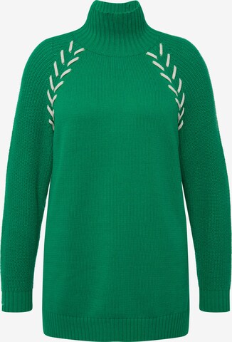 Ulla Popken Sweater in Green: front