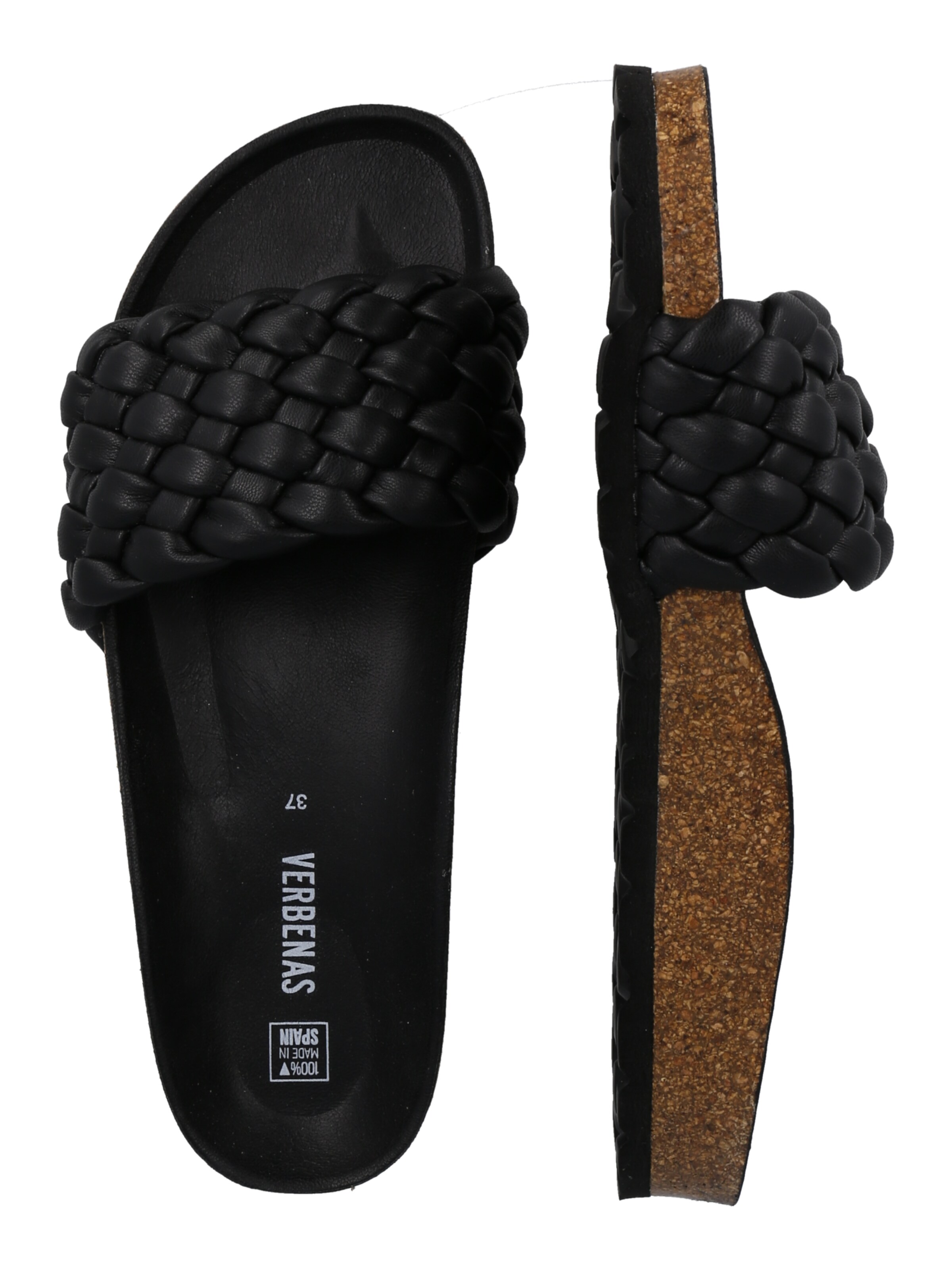 VERBENAS Mules in Black