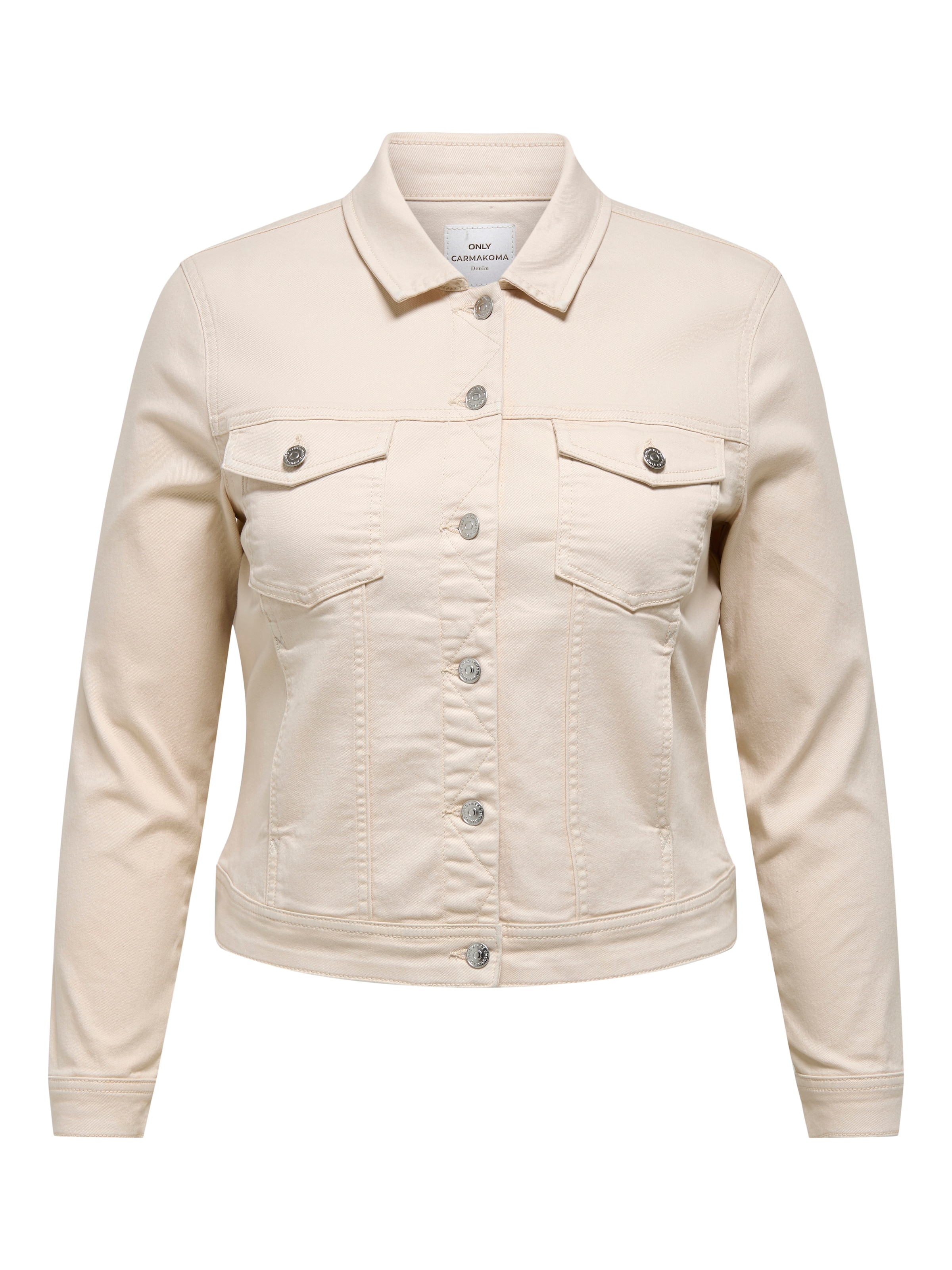 ONLY Carmakoma Between-Season Jacket in Beige: front