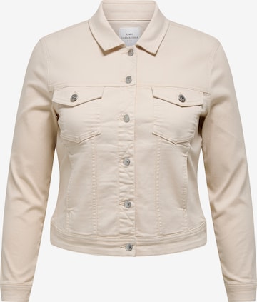 ONLY Carmakoma Between-Season Jacket in Beige: front