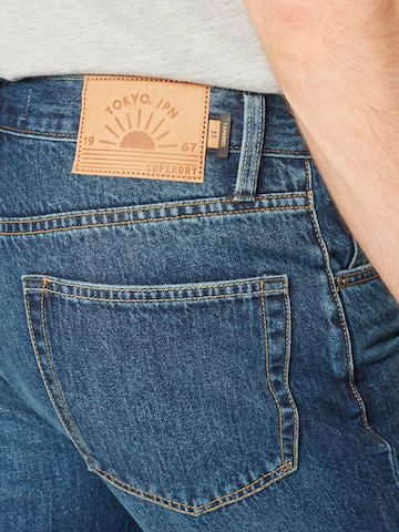 Superdry Regular Jeans in Blauw