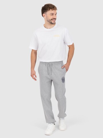 Sergio Tacchini Tapered Hose 'Circolo' in Grau