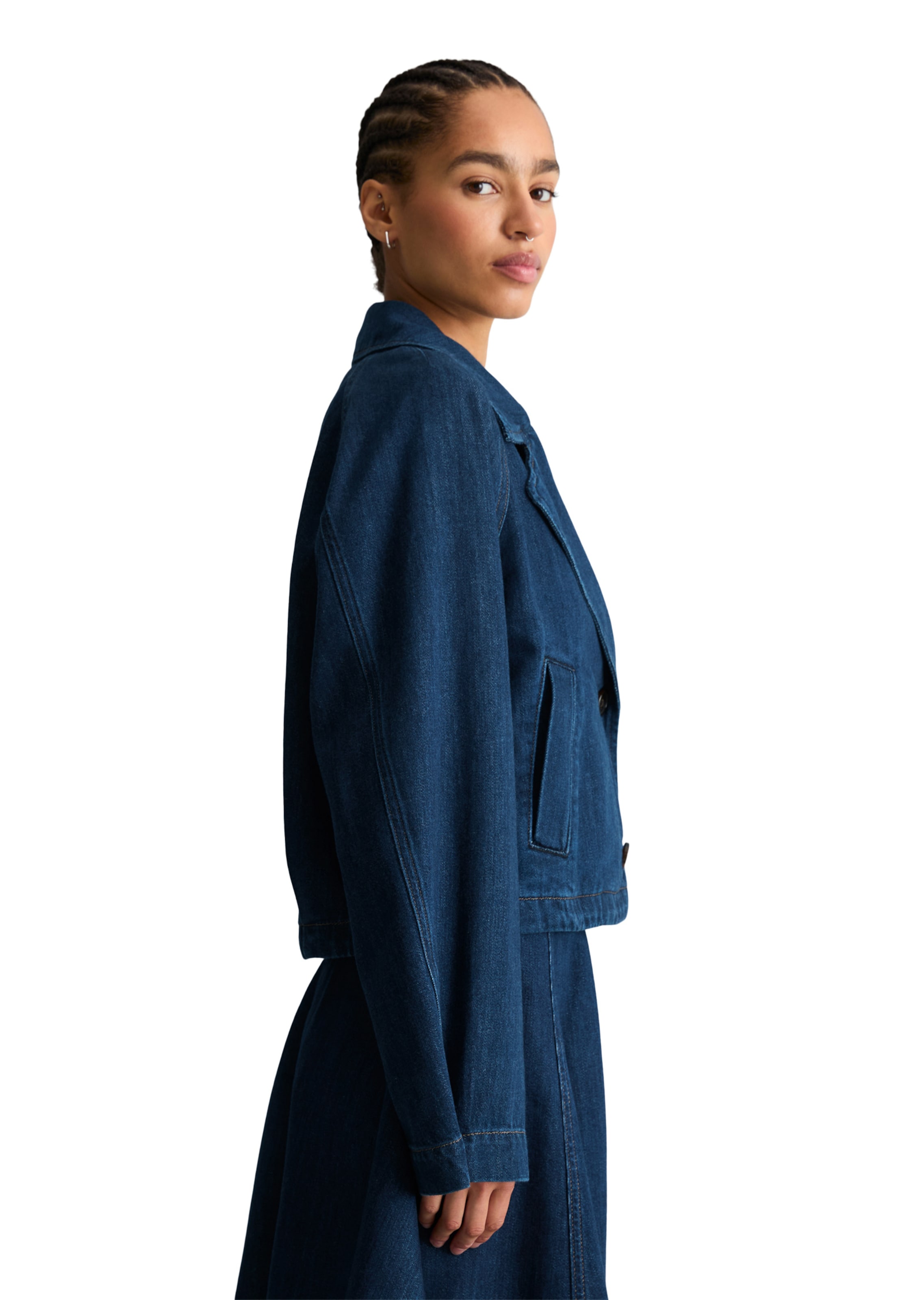Marc O'Polo DENIM Tussenjas in Blauw
