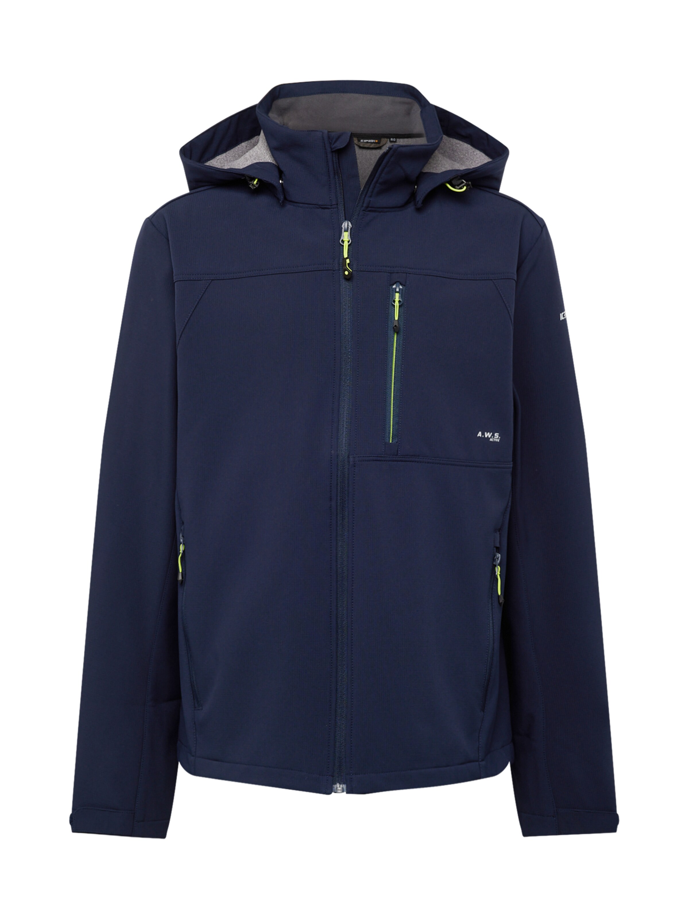 ICEPEAK Outdoor jacket 'BEEDEVILLE' in Blue: front