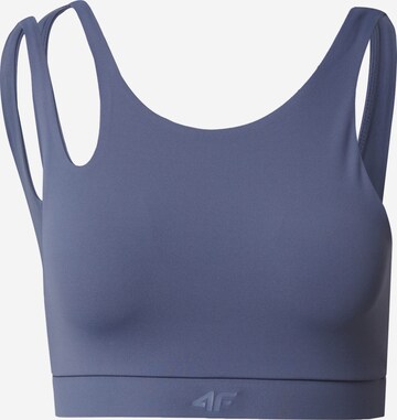 4F Sports Top in Blue: front