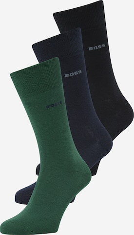 BOSS - Calcetines en azul: frente