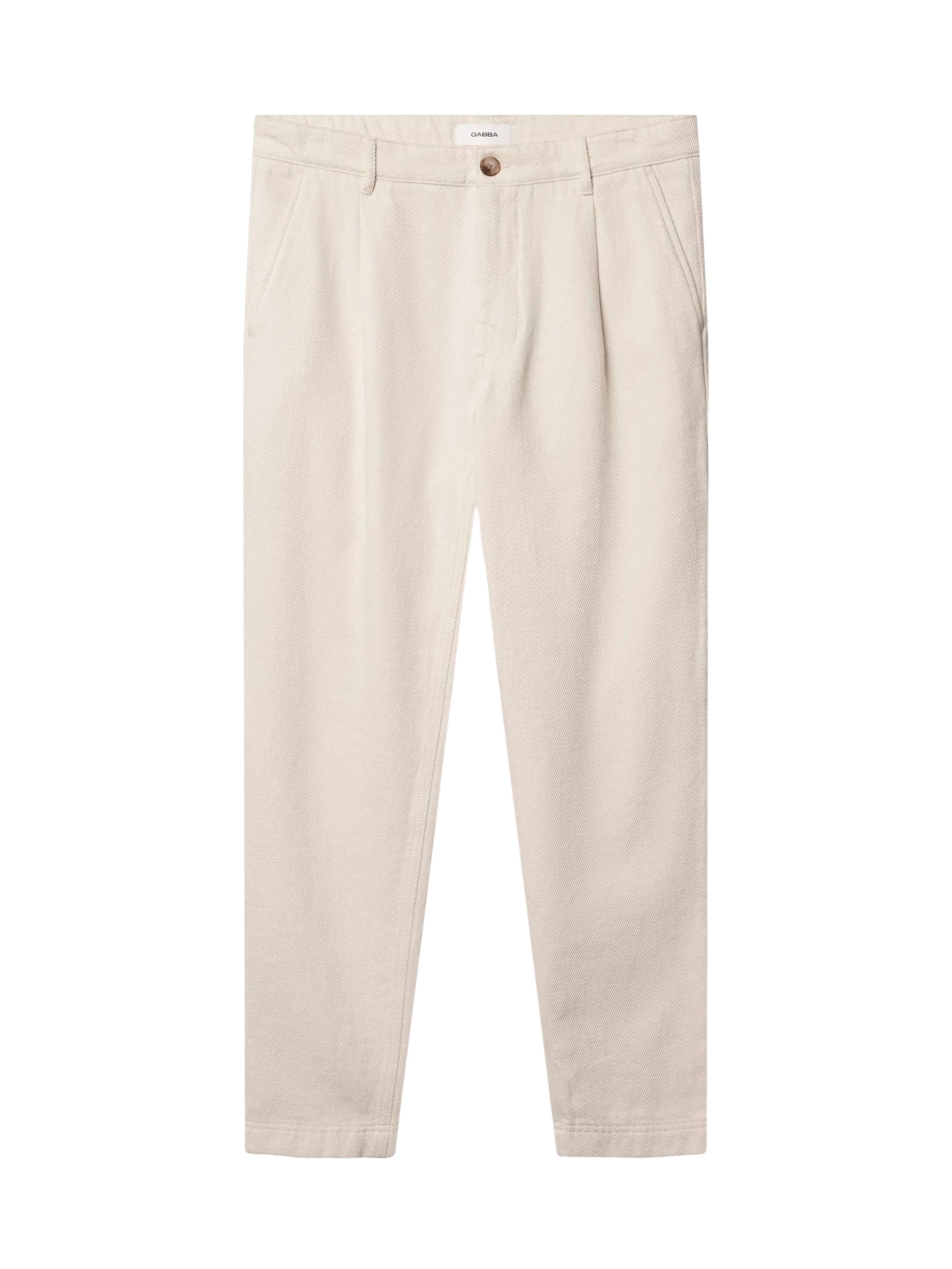GABBA Normální Kalhoty 'Joe Pas' – béžová: přední strana