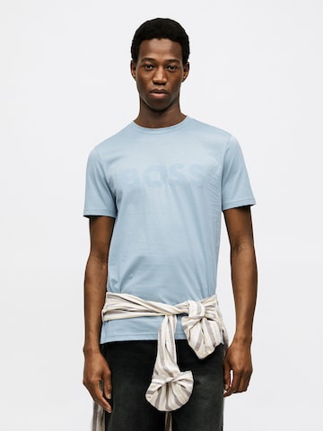 BOSS Póló 'Thinking 1' - kék: elől