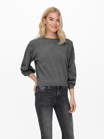 ONLY Pullover 'Cozy' in Grau: predná strana