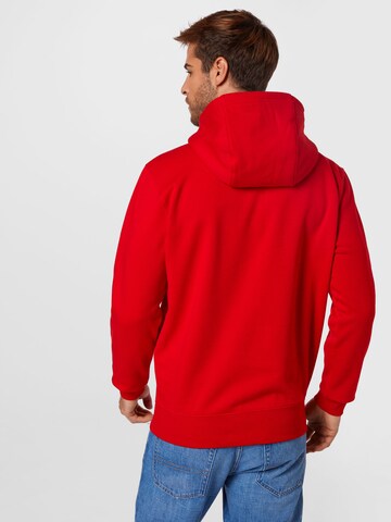 TOMMY HILFIGER Regular Fit Sweatshirt i rød