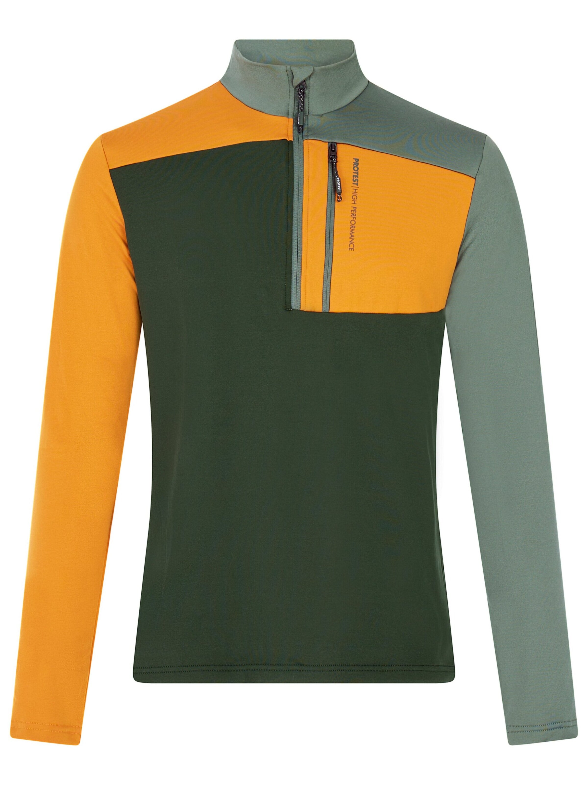 PROTEST Sports sweatshirt 'PRTDraw' in Green: front