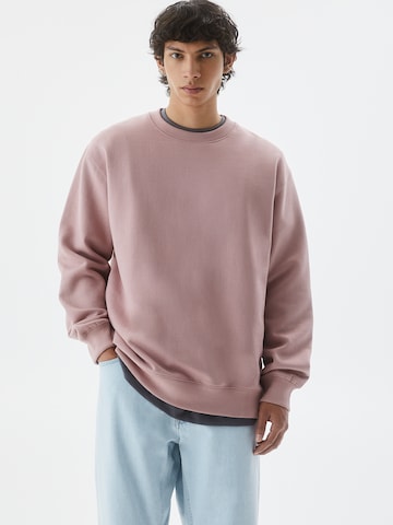 Pull&Bear Sweatshirt in Pink: front