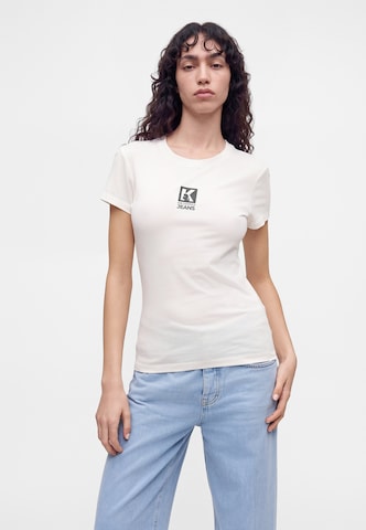 KARL LAGERFELD JEANS Тениска в бяло