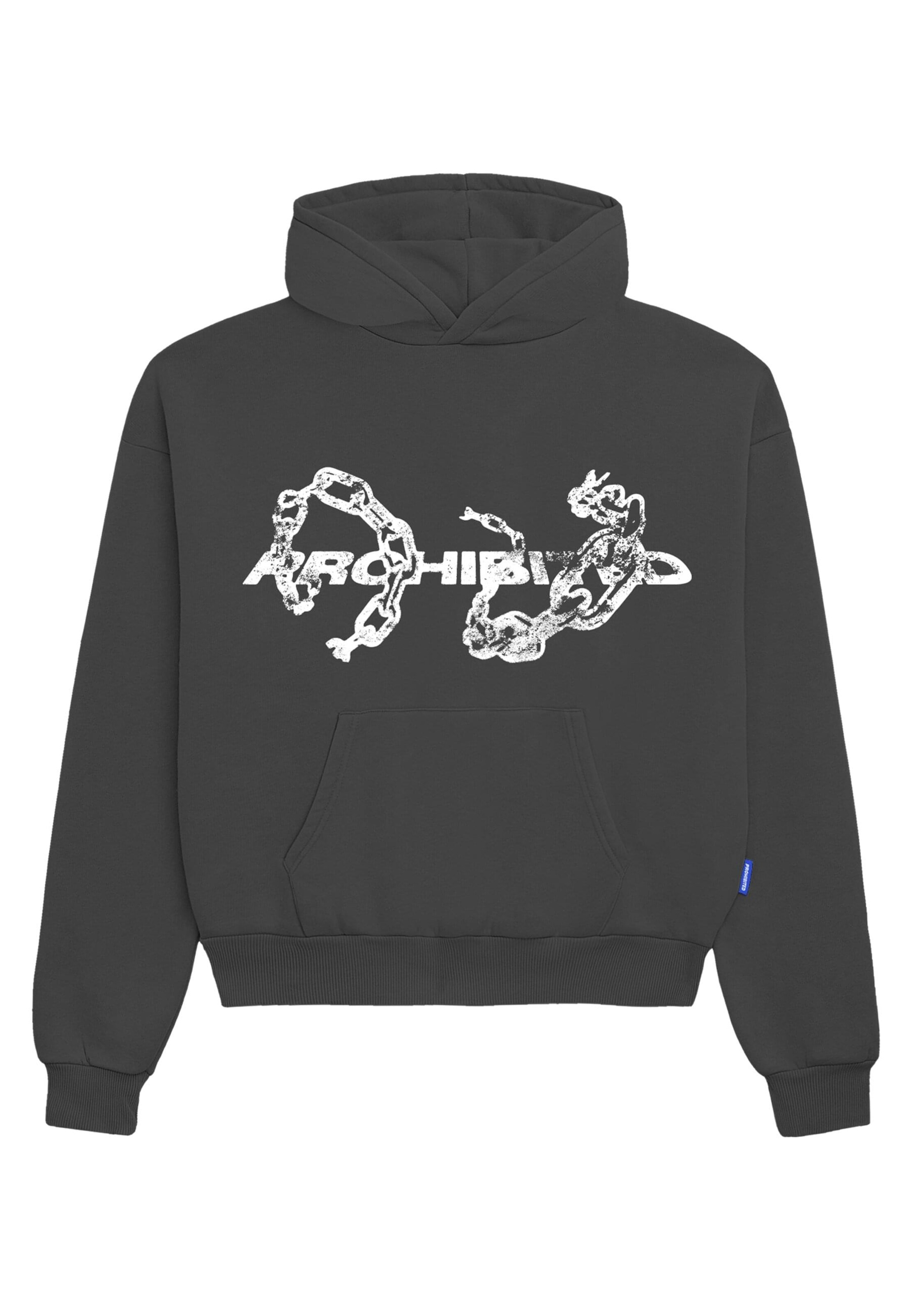 Prohibited Μπλούζα φούτερ 'Chains' σε γκρι: μπροστά