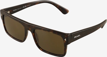 PRADA Sonnenbrille One Size in Braun: Vorderseite