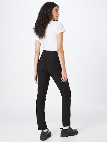 Coupe slim Pantalon 'ADINA' Freequent en noir