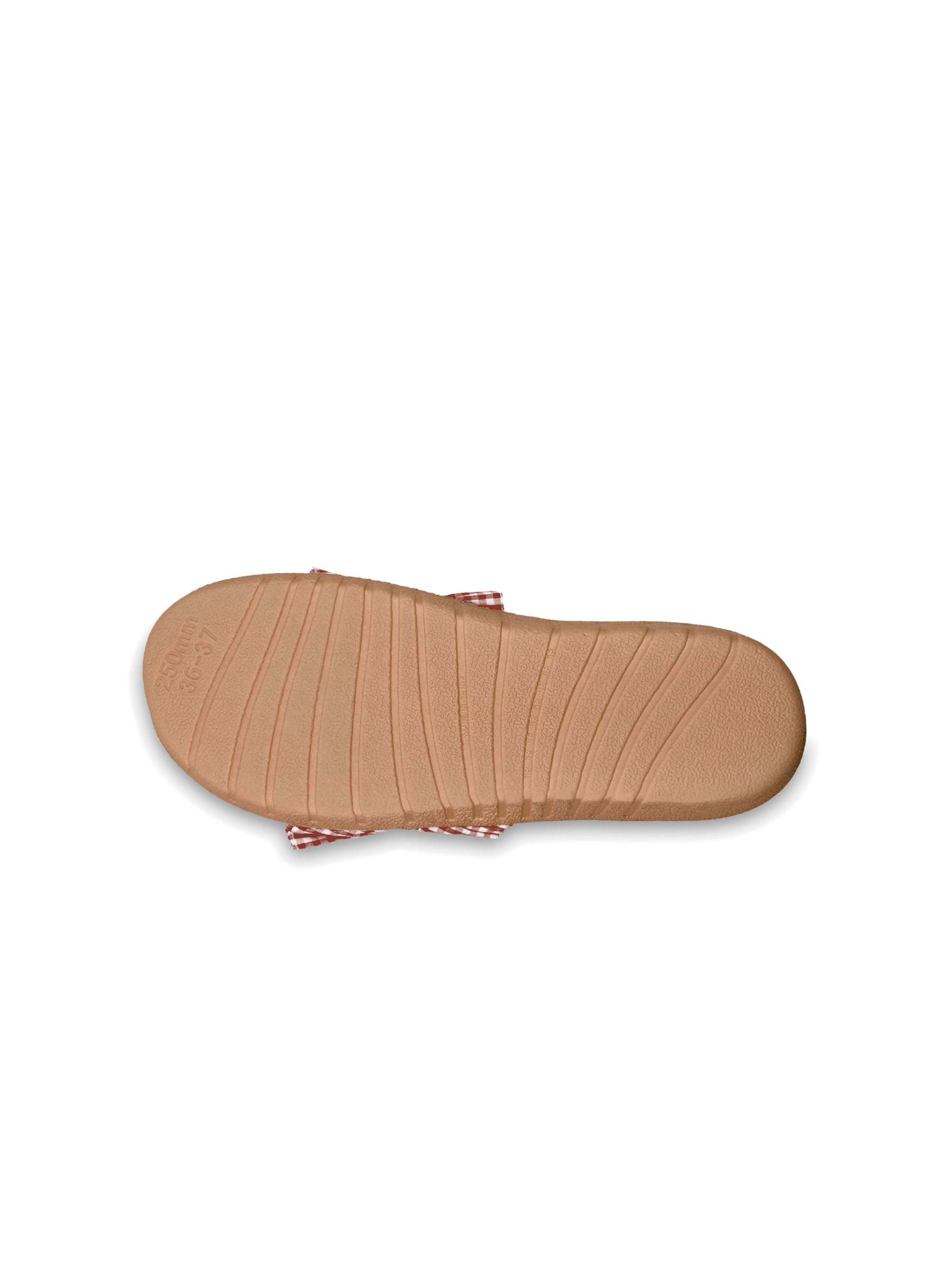 Sandalo 'Vichy' di Brasileras in rosso