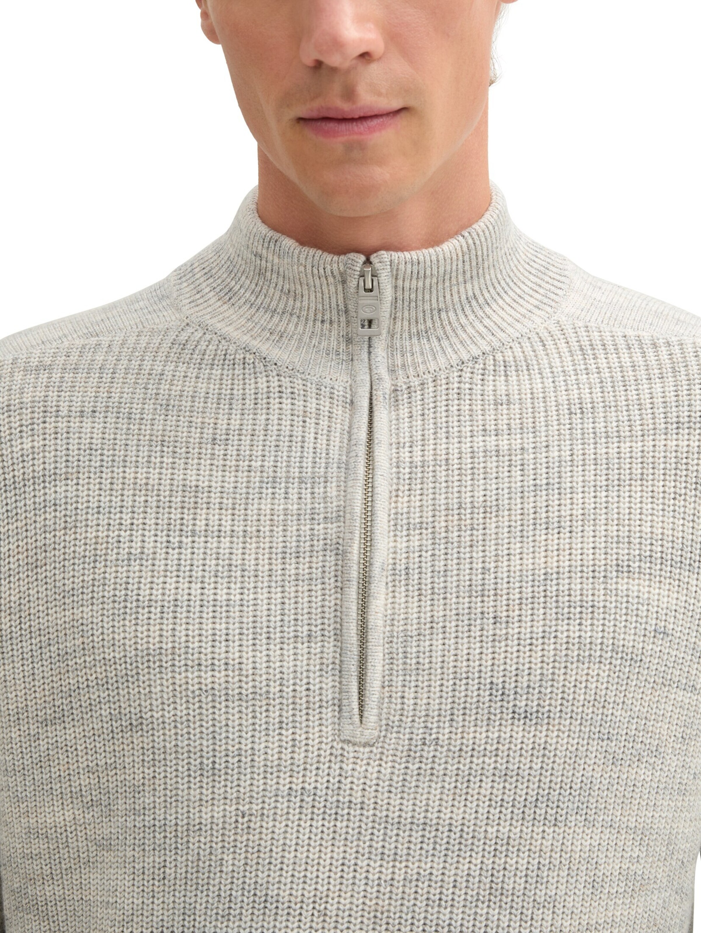 TOM TAILOR Pullover in Grau