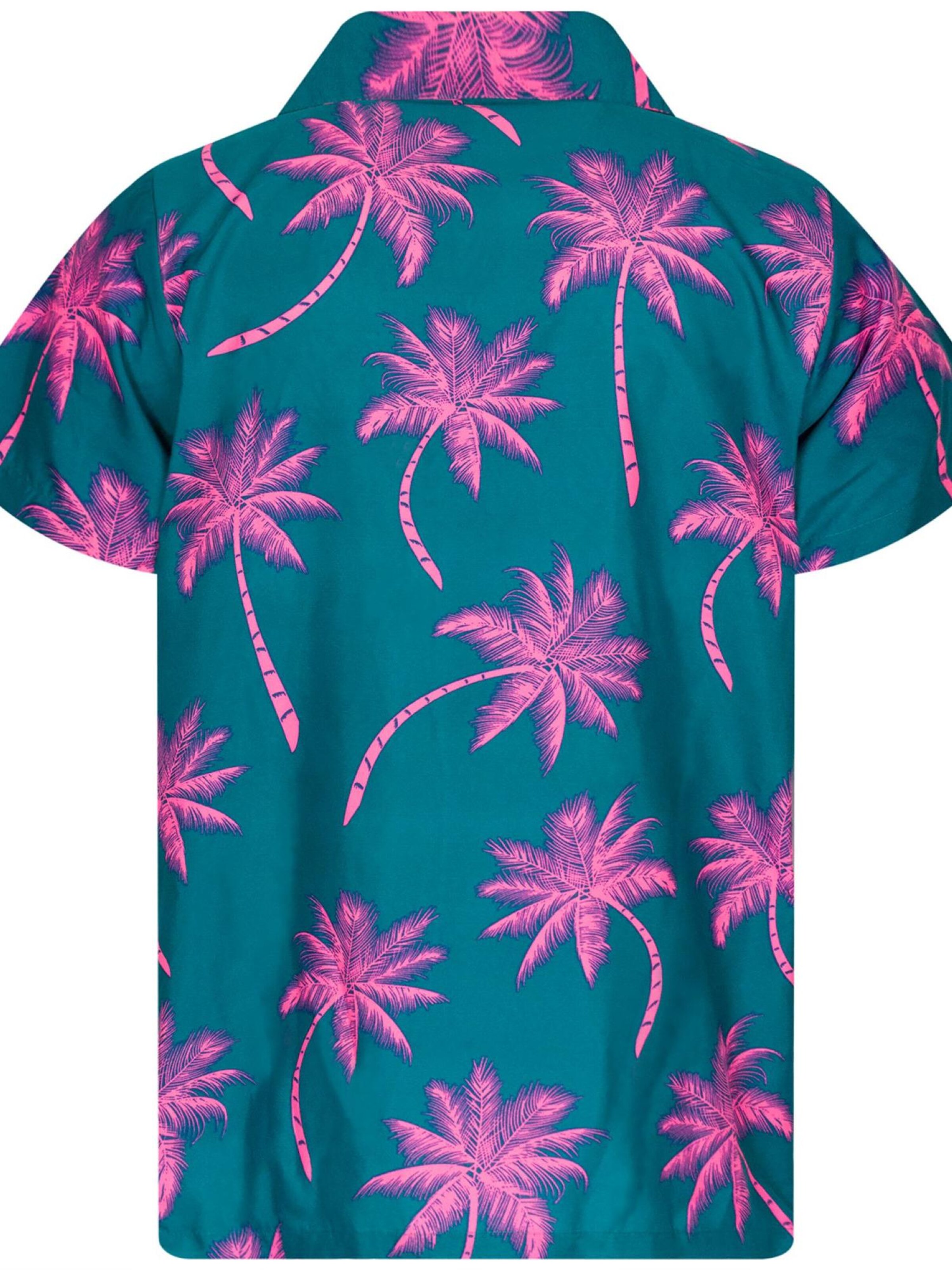 King Kameha Shirt 'Palmshadow' in Green