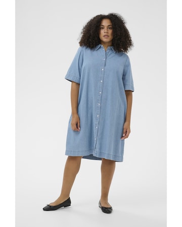 KAFFE CURVE - Vestido 'Jada' en azul: frente