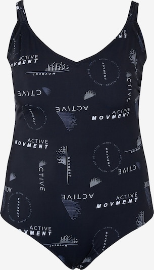 Costum de baie întreg 'SEPA' Swim by Zizzi pe bleumarin / alb, Vizualizare produs