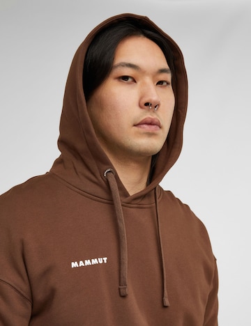 MAMMUT Sweatshirt in Braun