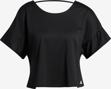 ADIDAS SPORTSWEAR Funktionsbluse i sort: forside