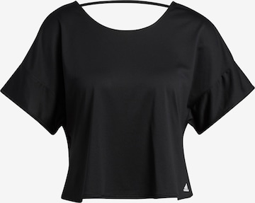 T-shirt fonctionnel ADIDAS SPORTSWEAR en noir : devant