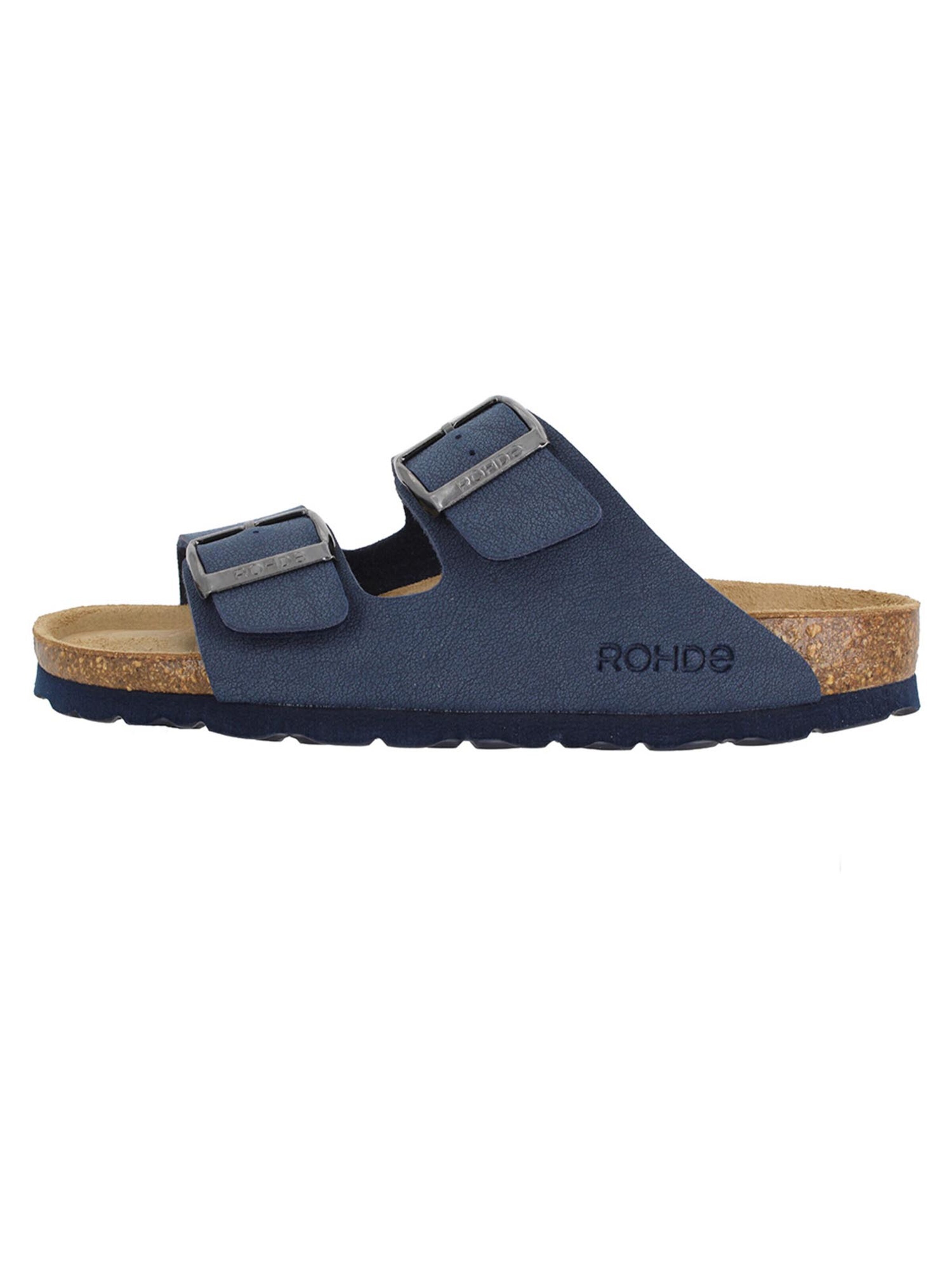 ROHDE Pantolette 'Alba'‌‌‌‌‌‌‌‌ in Blau: Vorderseite