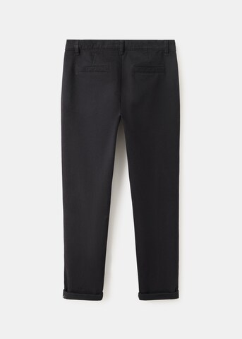 MANGO KIDSSlimfit Hlače 'RPICCOLO' - crna boja