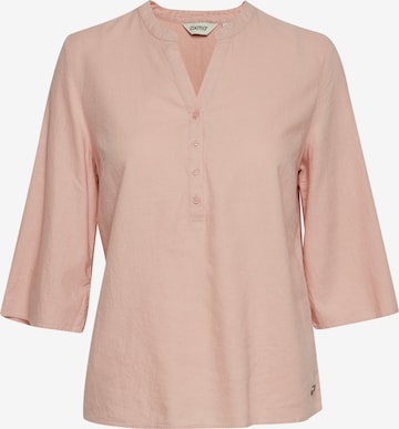 Oxmo Blouse in Pink: front