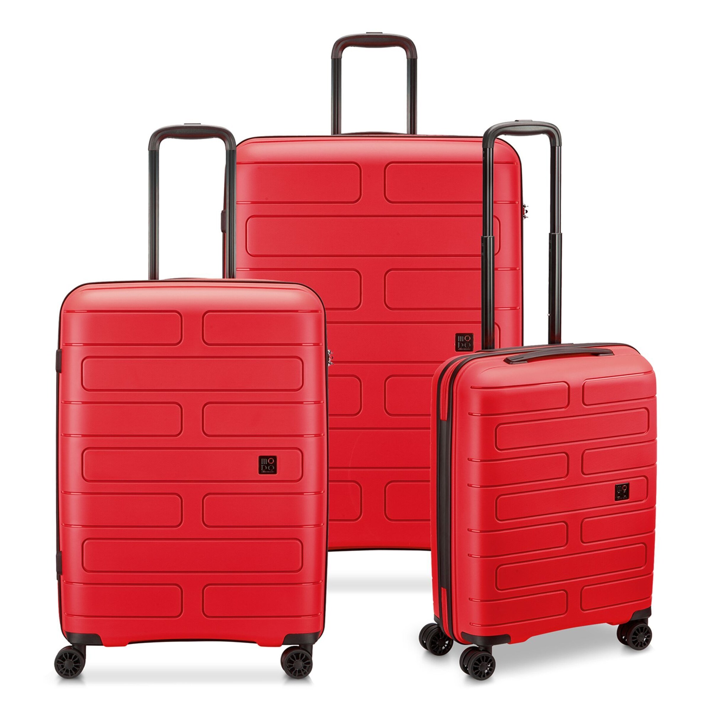 MODO by Roncato Suitcase Set 'Supernova 2.0' in Red: front