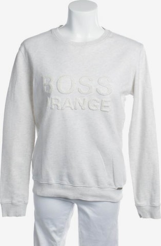 BOSS Orange Sweatshirt / Sweatjacke S in Grau: predná strana