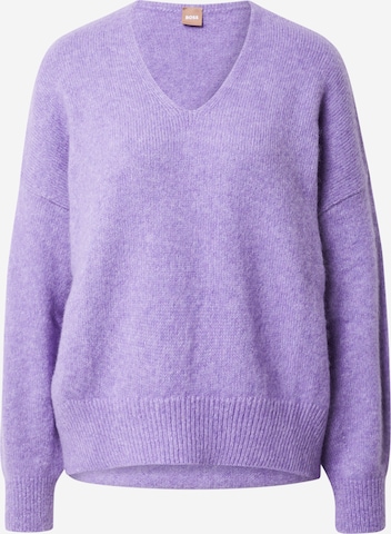 Pull-over 'Fondianan' BOSS Orange en violet : devant