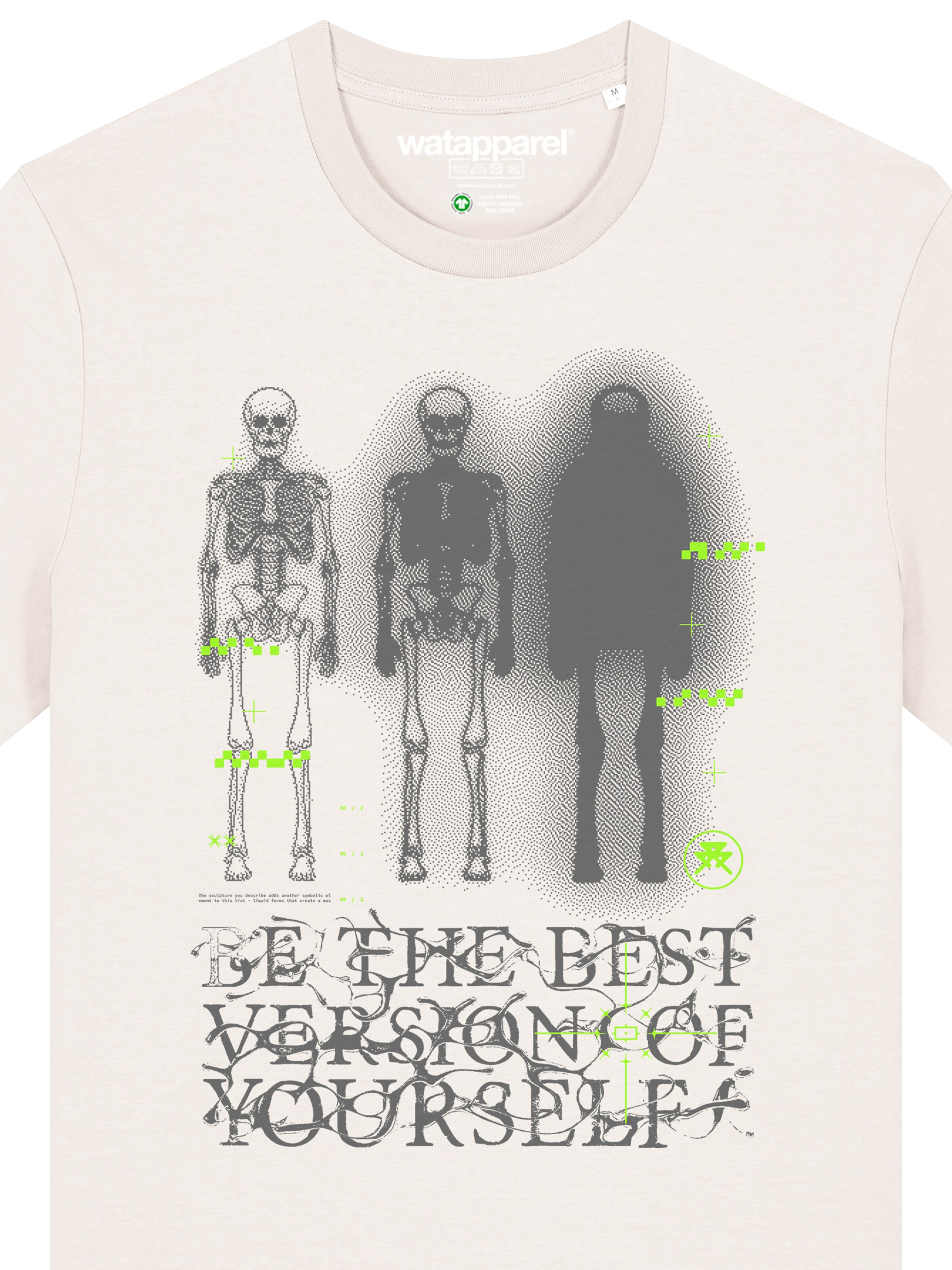 Watapparel T-Shirt 'Be The Best' in Weiß