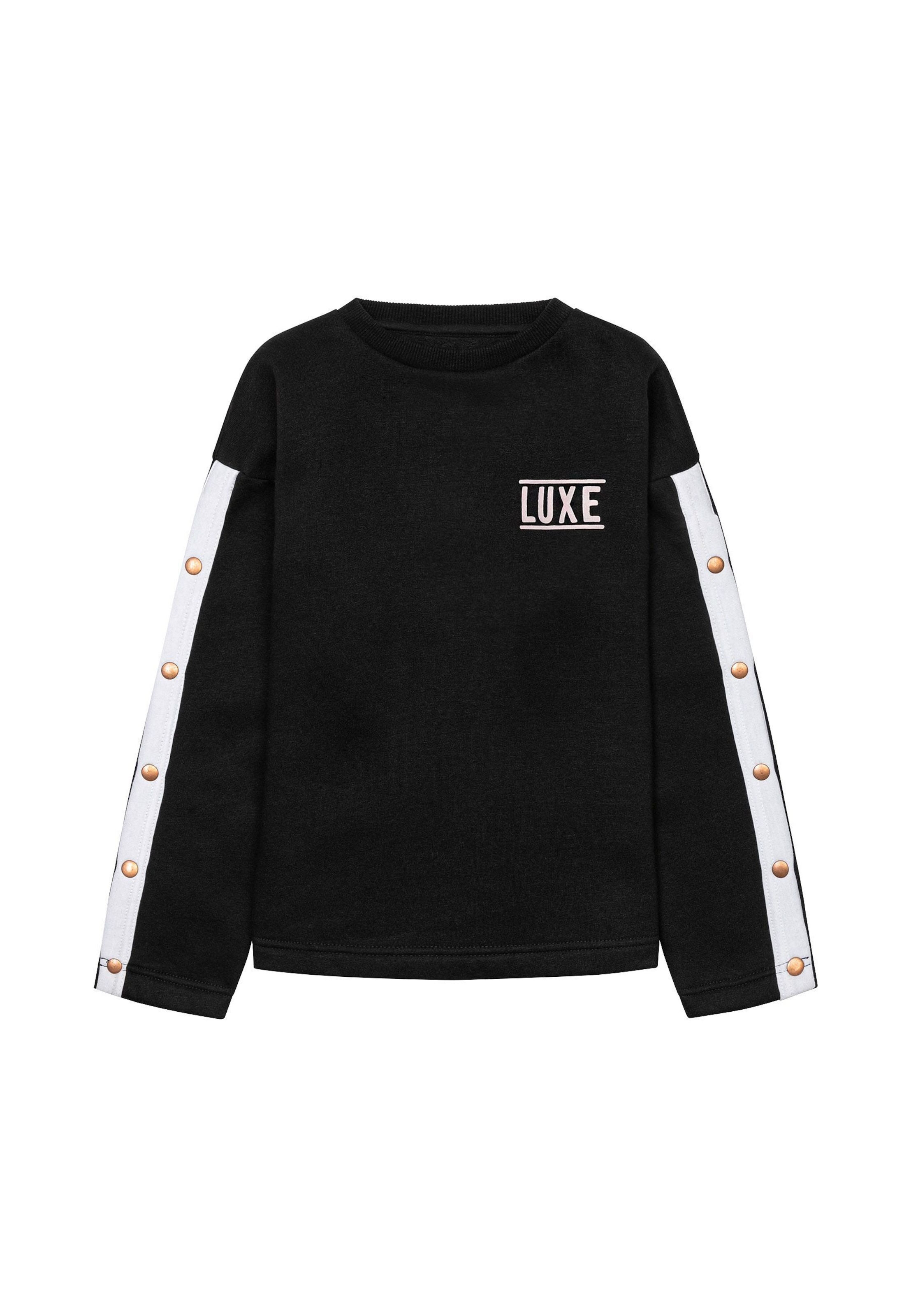 Sweat MINOTI en noir : devant